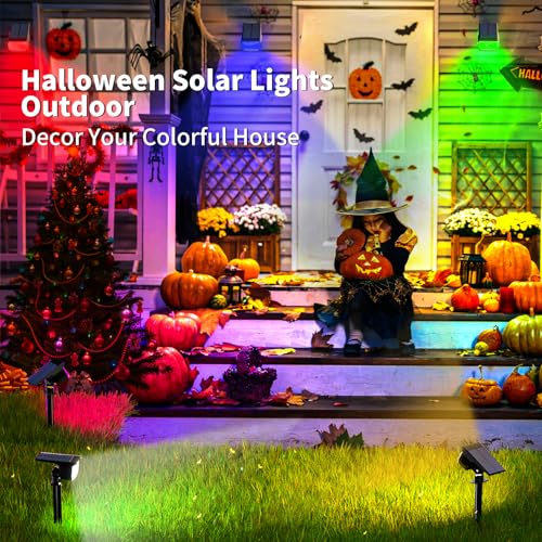 Solar Spot Lights Outdoor Waterproof (6 Count)