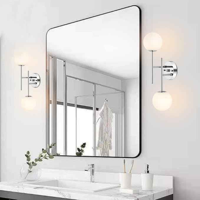 Modern Chrome Wall Sconce, 7.5" W x 20" H, G9 Base, Fully Dimmable, Ideal for Bathroom, Kitchen, Living Room, Office