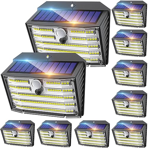 Solar Lights Outdoor [𝟏𝟎 𝐏𝐚𝐜𝐤 (10 Count)
