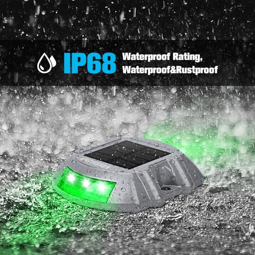 Solar Deck Driveway Dock Lights (4 Count)