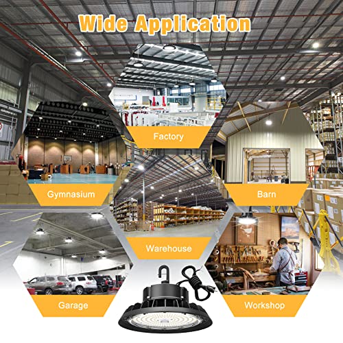 UFO LED High Bay Light 100W 4Pack (4 Count)