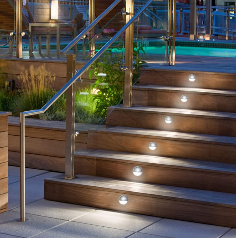 20 Pack LED Stair Lights Kit Low Voltage Waterproof IP65 Outdoor 1 (20 Count)