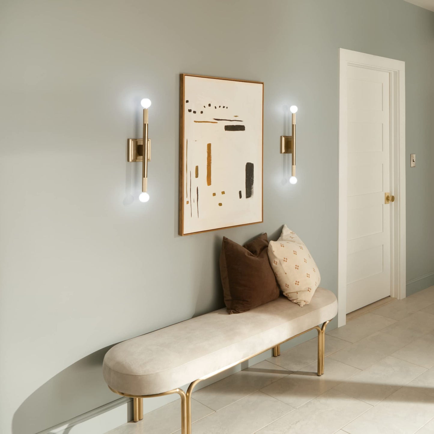Odensa 17" 2 Light Wall Sconce Light