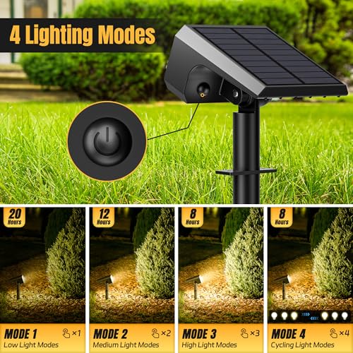 Solar Spot Lights Outdoor Waterproof (10 Count)