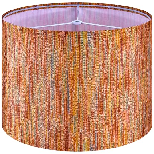 1 Pc Large Striped Lamp Shade Chroma Red