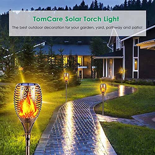 Flickering Flame Solar Torch Lights Outdoor (4 Count)
