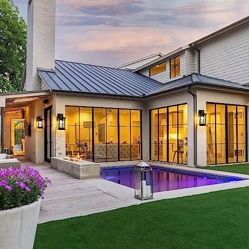 2 Pack Outdoor Wall Light Fixtures (2 Count)