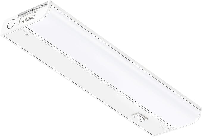Inlight 12-inch Hardwired Only LED Under Cabinet Lighting, Daylight White(5000k), Dimmable, Matte White Finished, ETL Listed, IN-0201-11-WH-50