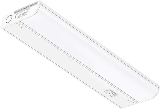 Inlight 12-inch Hardwired Only LED Under Cabinet Lighting, Daylight White(5000k), Dimmable, Matte White Finished, ETL Listed, IN-0201-11-WH-50