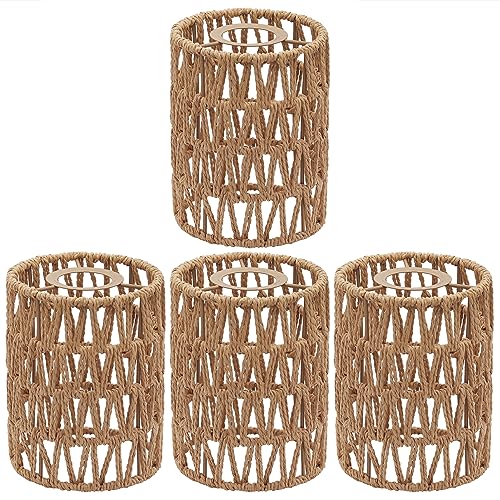 Rattan Lamp Shade (4 Count)