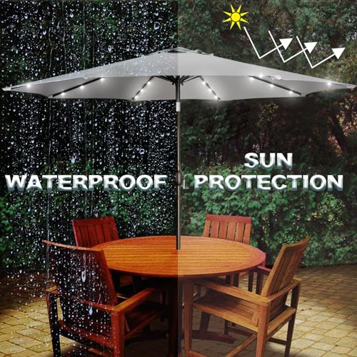 9 ft Solar Umbrella (32 Count)