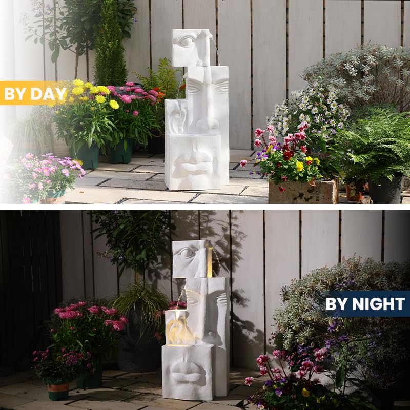 Modern Floor Standing Waterfall Outdoor Fountains