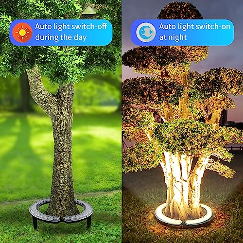 Solar Palm Tree Lights Outdoor