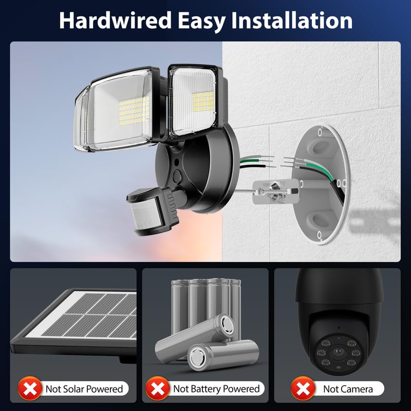 100W LED Motion Sensor Outdoor Lights