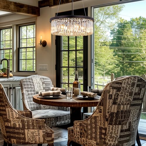 Crystal Chandelier for Dining Room Modern Ceiling Lighting Fixture
