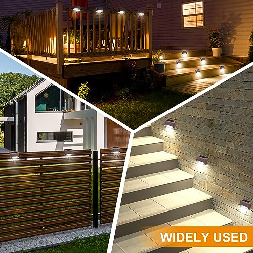 32 Pcs Solar Deck Step Lights Outdoor (32 Count)