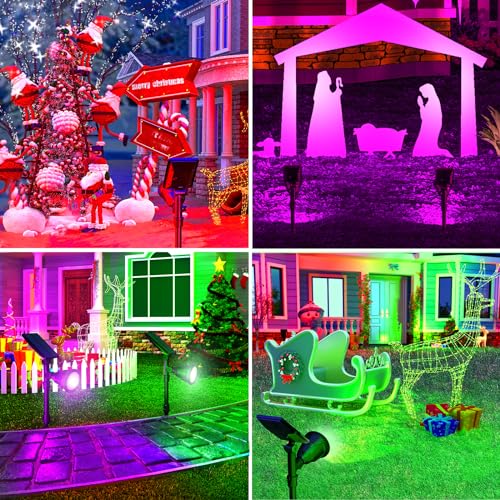 Solar Spot Lights Outdoor (2 Count)
