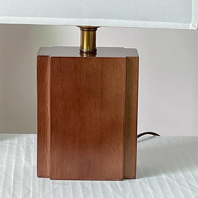 Japanese Style Wabi-sabi Bedroom Study Room Decoration Desk Light Retro Classic Living Room Counter Desk Lamp Made Of Fabric Wooden Table Lamp For Hotel Front Desk Coffee Shop B&B Lighting Fixture