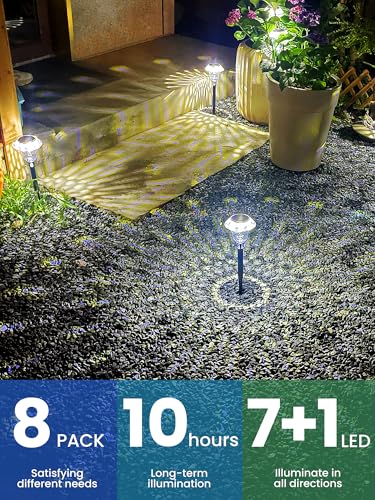 Solar Pathway Lights (8 Count)