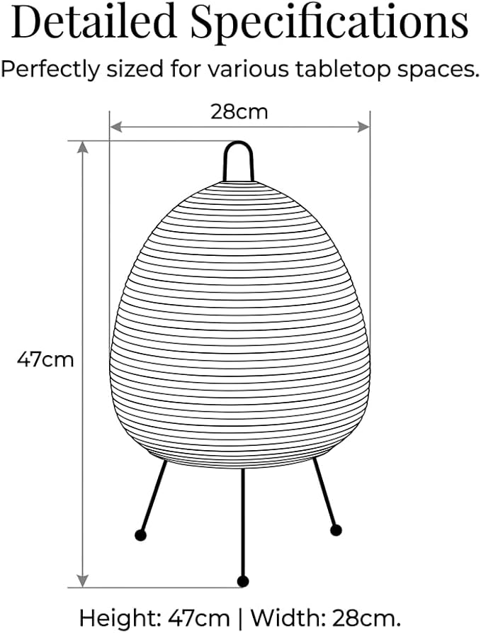 Rice Paper Lantern Lamp, 3-Tier Snowman Shape Wabi Sabi Decor Lamp, Soft Ambient Light Fixture with Metal Stand for Home Bedroom Living Room Apartment Decor (Teardrop Shape)