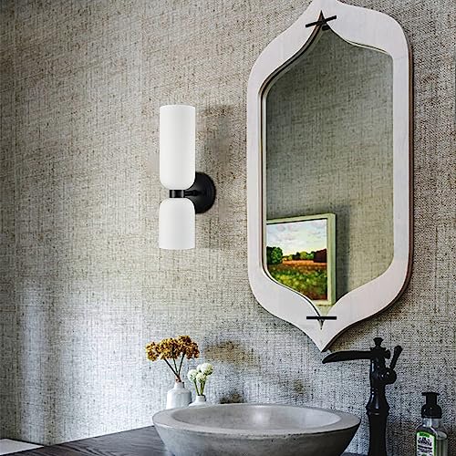 Black Wall Sconces Set of 2 Modern Farmhouse 2 (2 Count)