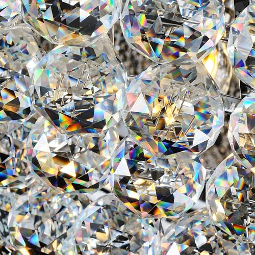 42 Lights Large Crystal Chandelier 48