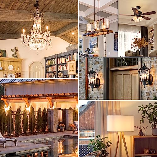 Dimmable E12 Candelabra LED Light Bulbs 60W Equivalent (48 Count)