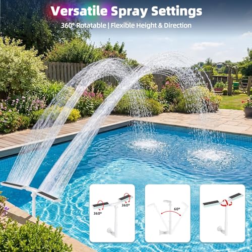Solar Pool Fountain