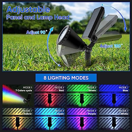 Solar Spot Lights Outdoor (4 Count)