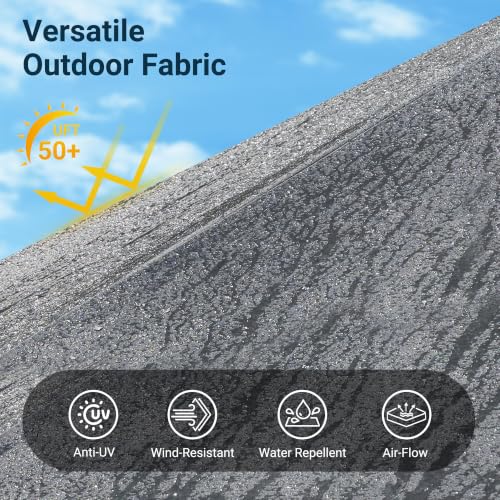 15 Ft Double Head Umbrella Outdoor Patio With Base