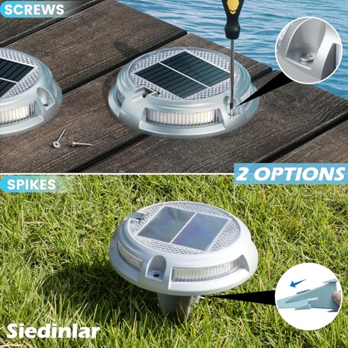Solar Driveway Lights Outdoor (16 Count)