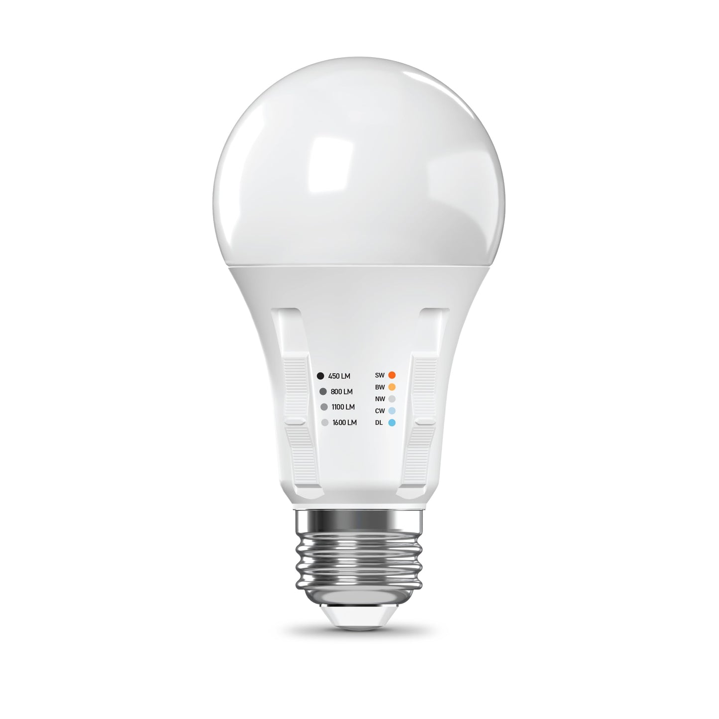 A19 All-in-One LED Light Bulb, 100W Eq, 4 Pack (4 Count)