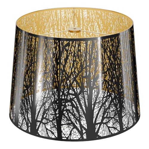Large Drum Lamp Shade 12"Top x 14"Bottom x 10"High For Floor