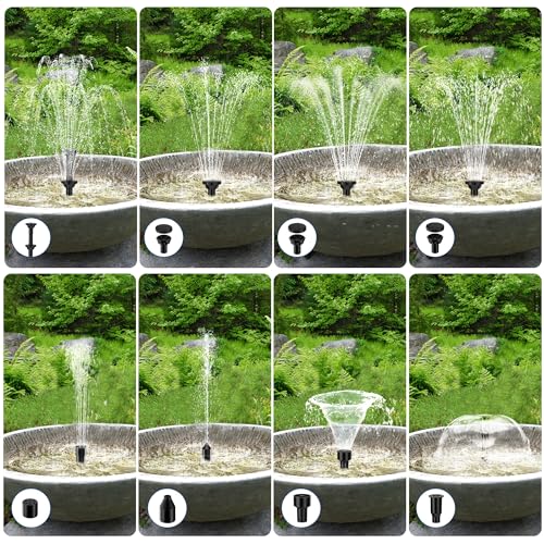 7.5W Solar Water Pump Outdoor 80 GPH with Dry
