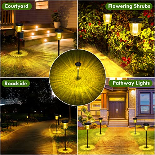 Solar Pathway Lights Outdoor Waterproof (4 Count)