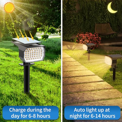Solar Spot Lights Outdoor 6 Pack (6 Count)
