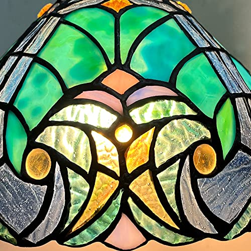 Tiffany Pendant Light fixtures Hanging Lamp Stained Glass Light Decor for Dining Living Room Kitchen Island Study Hallway