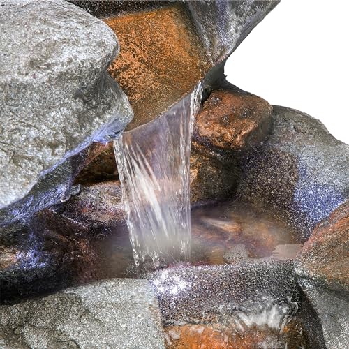 WIN1068 Outdoor Floor Rock Water Fountain with LED Lights