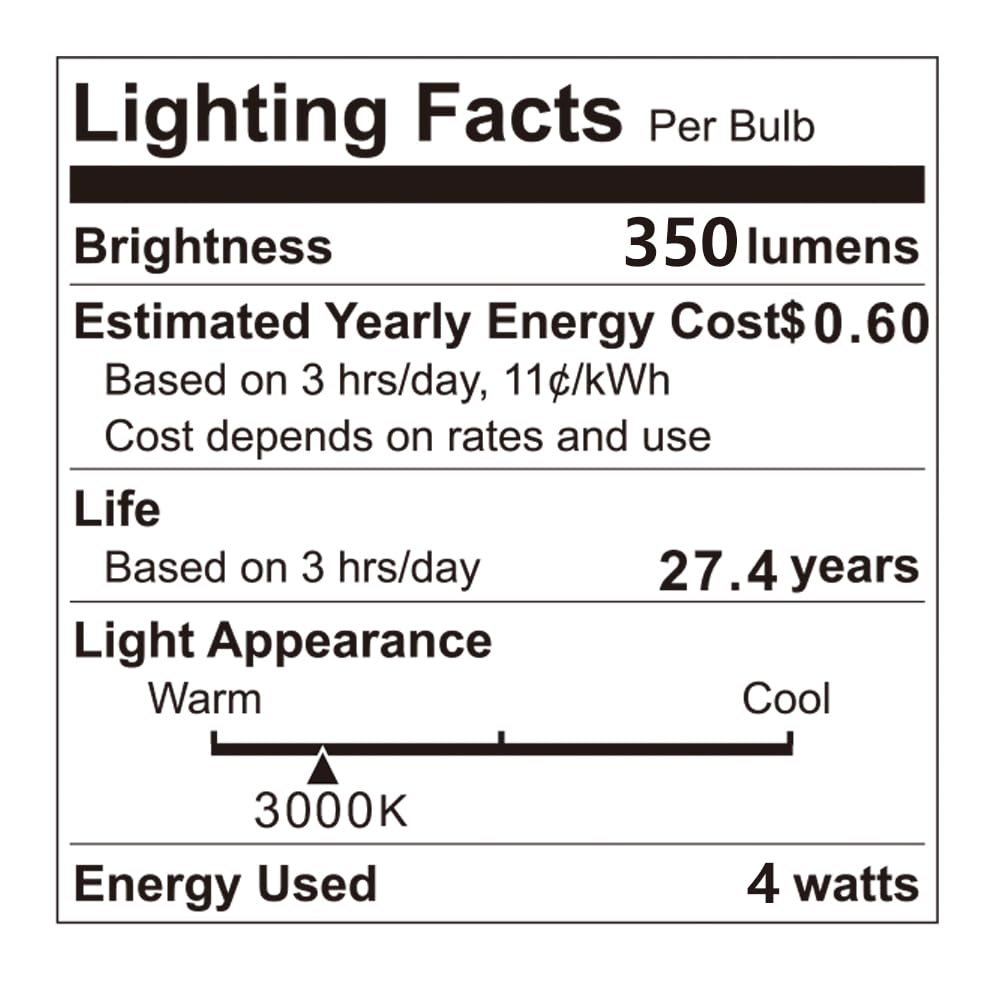 LED Stair Lights Outdoor Indoor Step Lights (6 Count)