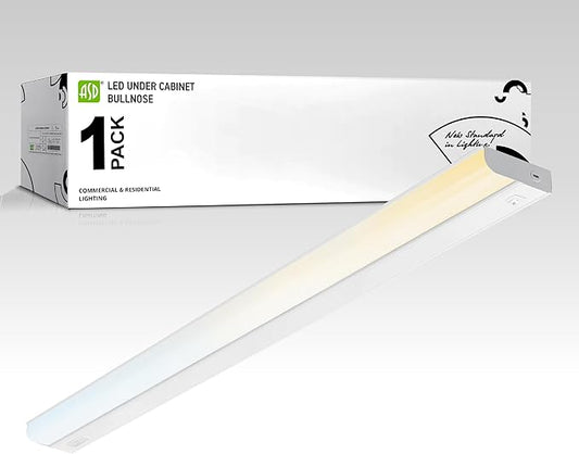 ASD 40 Inch Hardwired LED Under Cabinet Light, On/Off & 5CCT Switch 2700K-5000K, 20W 1814LM CRI90+, Direct Wire Low Profile Linkable Fixture, Dimmable Under Counter Kitchen Lighting, White, UL