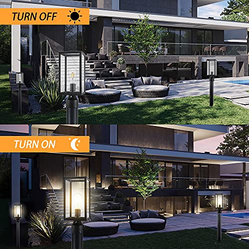 Large Dusk to Dawn Outdoor Post Light