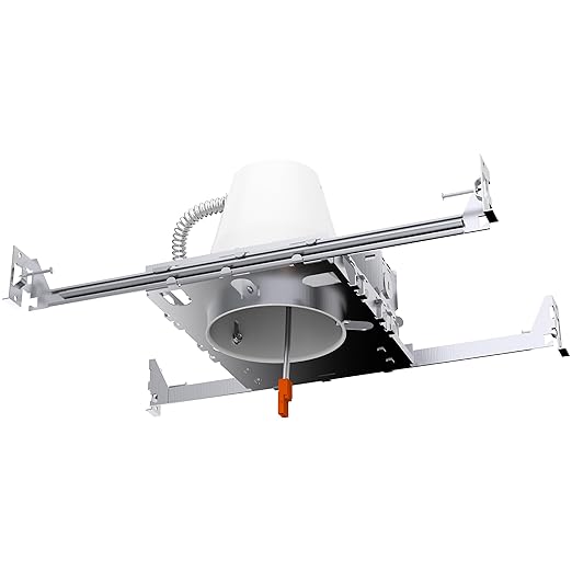 Sunco 60 Pack 4 Inch Can Lights Housing New Construction, Recessed Can Housing for Ceiling, Hard Wired, TP24 Connector, 120-277V, Air Tight Steel, IC Rated, Easy Install UL