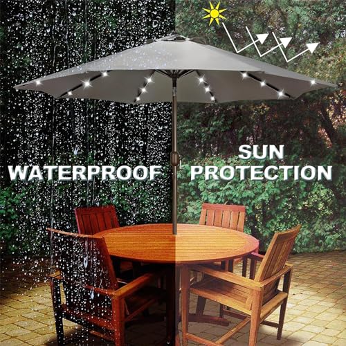 9 ft Solar Umbrella