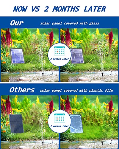 Solar Fountain for Bird Bath