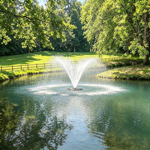Vellara 120W Floating Pond Fountain with Built