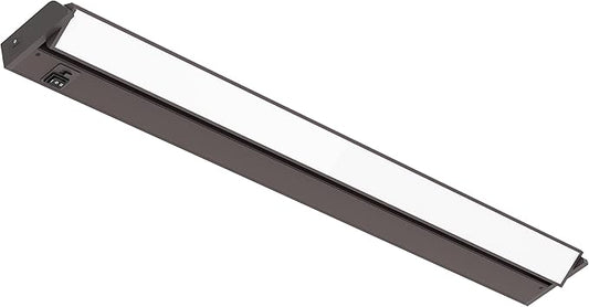 GETINLIGHT 32-inch Swivel LED Under Cabinet Lights, Glass Lens, Selectable White 2700K/4000K/5000K, Dimmable with Wall Dimmers, Bronze Finish, IN-0202-4-BZ