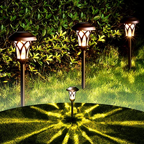 Solar Pathway Lights Outdoor (6 Count)