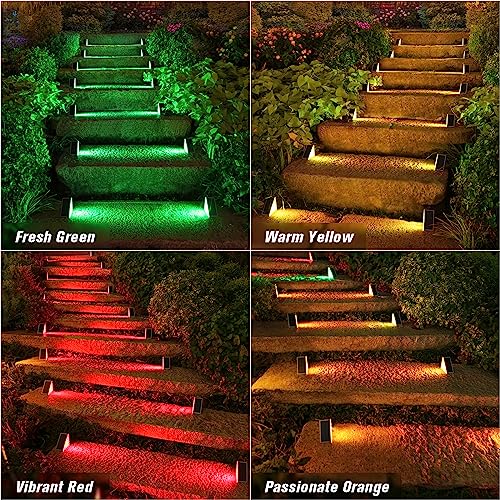 Solar Stair Lights 12 Pack (12 Count)