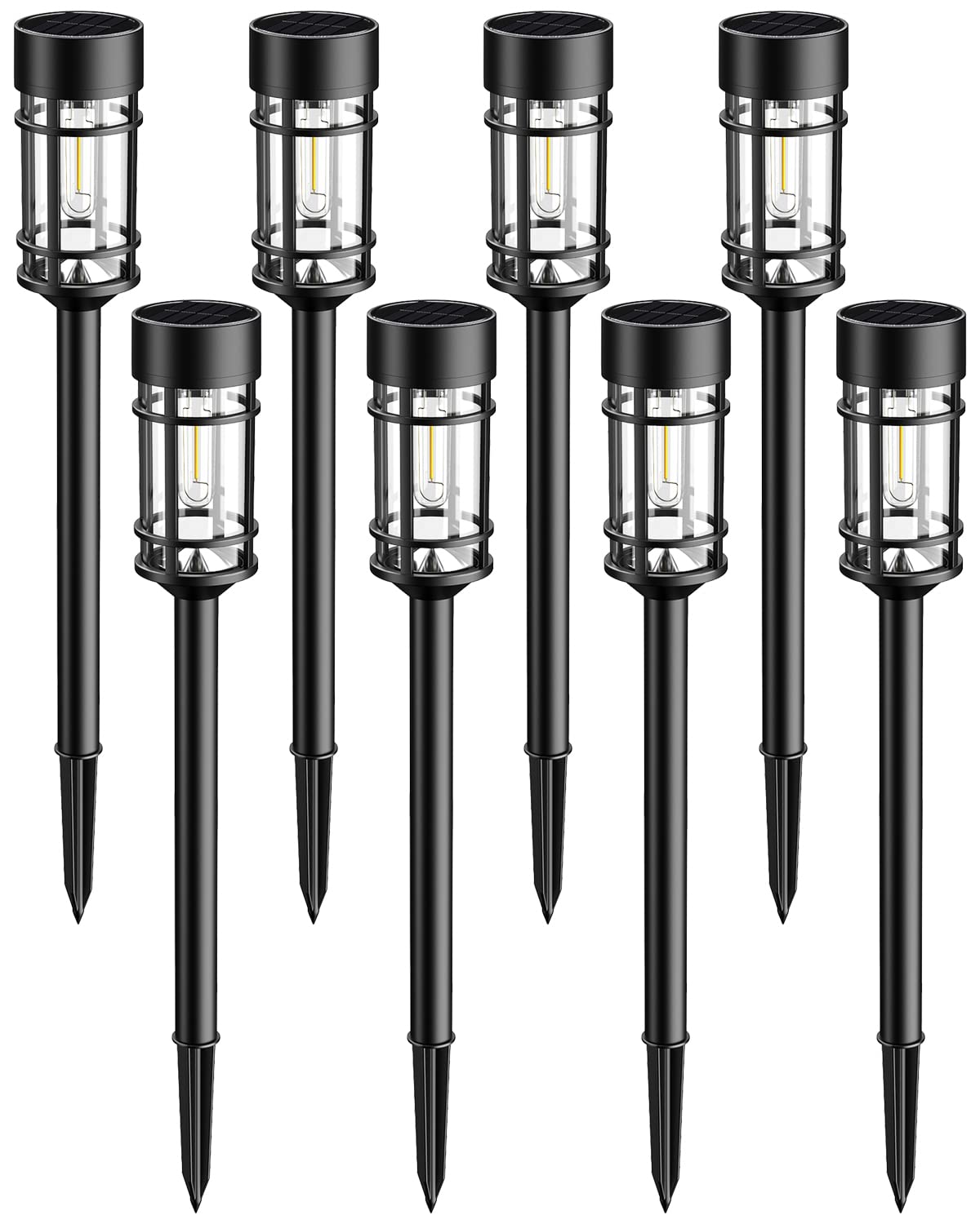 Solar Lights Outdoor Waterproof (8 Count)