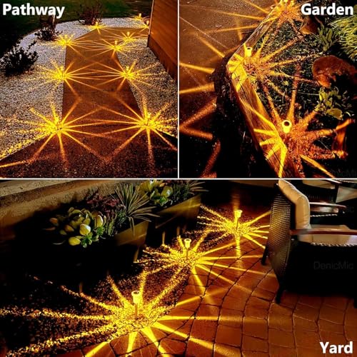 Solar Halloween Lights Outdoor 10 Pack Fall Decorations for Home (10 Count)